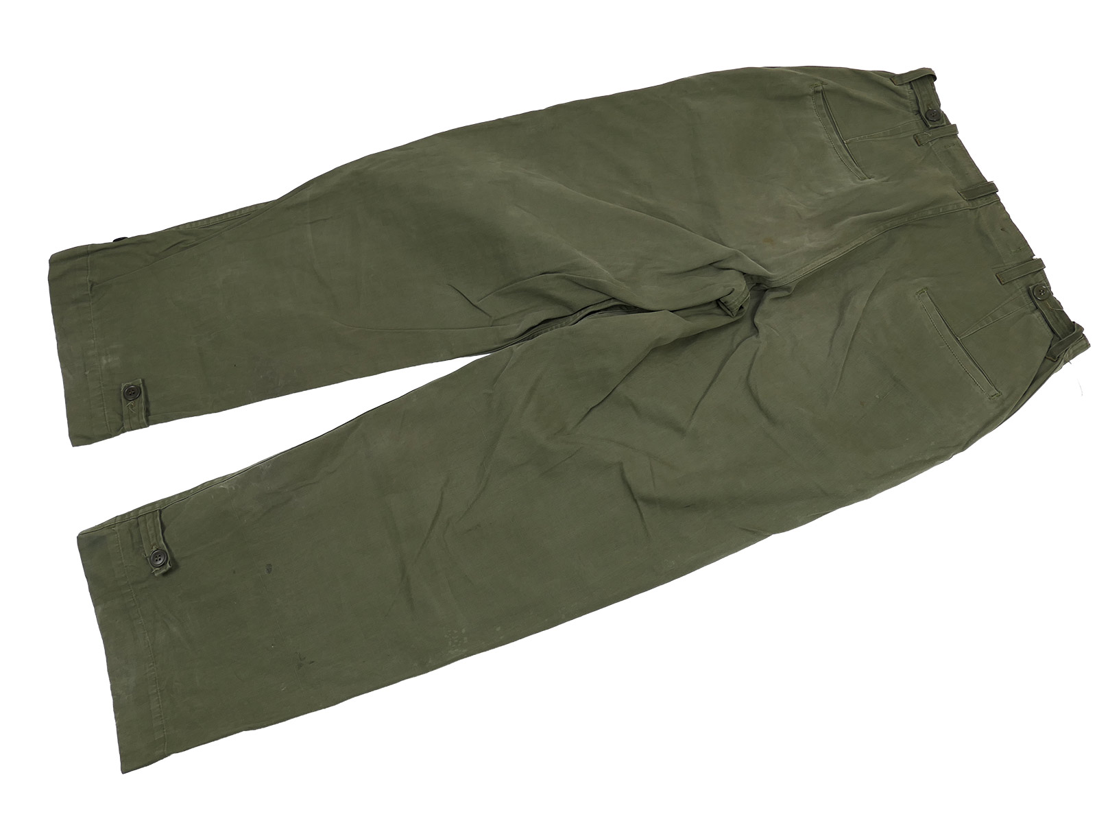 #B Einzelstück Type US WW2 Vintage M43 Trousers M1943 Feldhose Collection BATTLE WORN