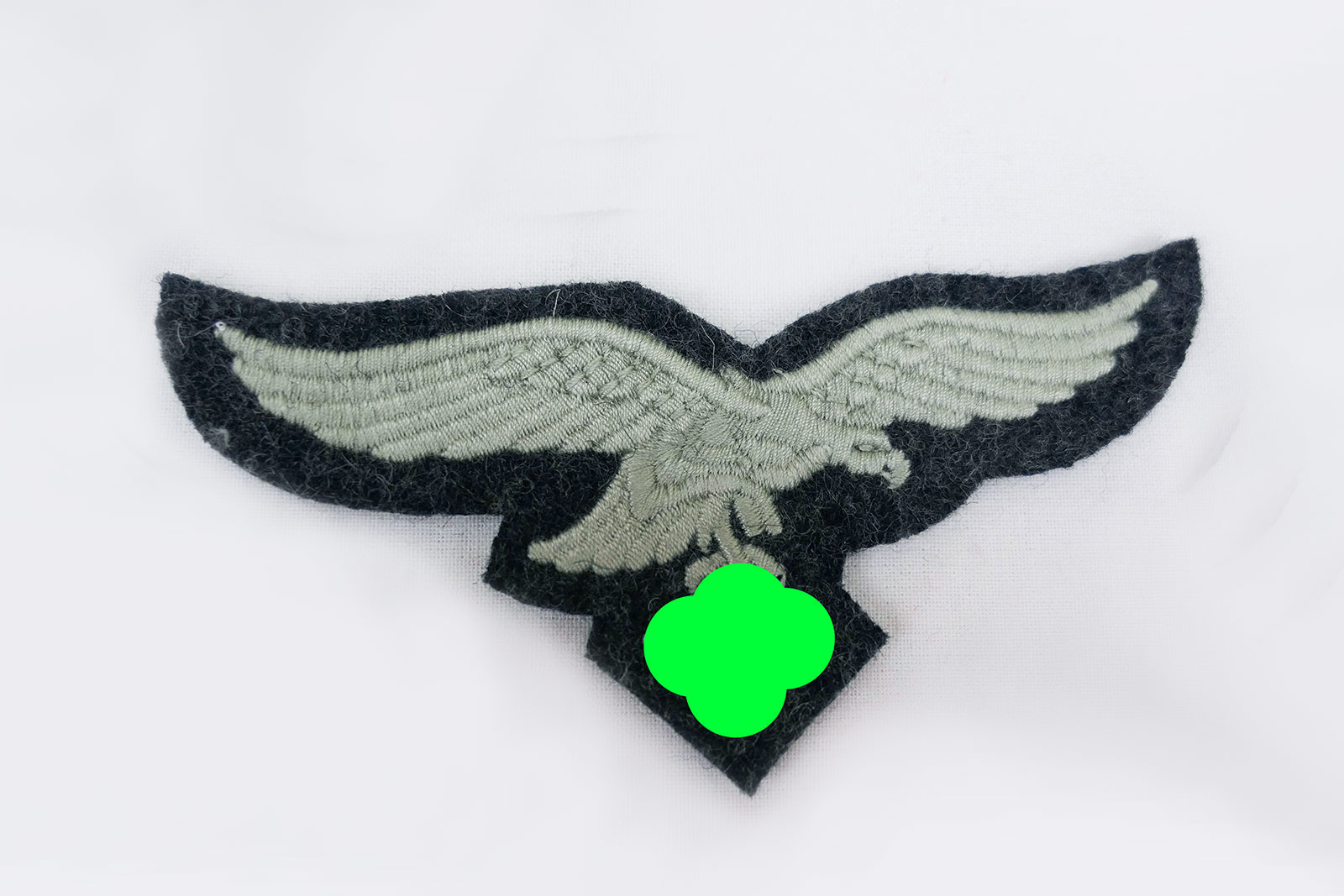 Brustadler LW Luftwaffe Fliegerbluse Mannschaften gestickt