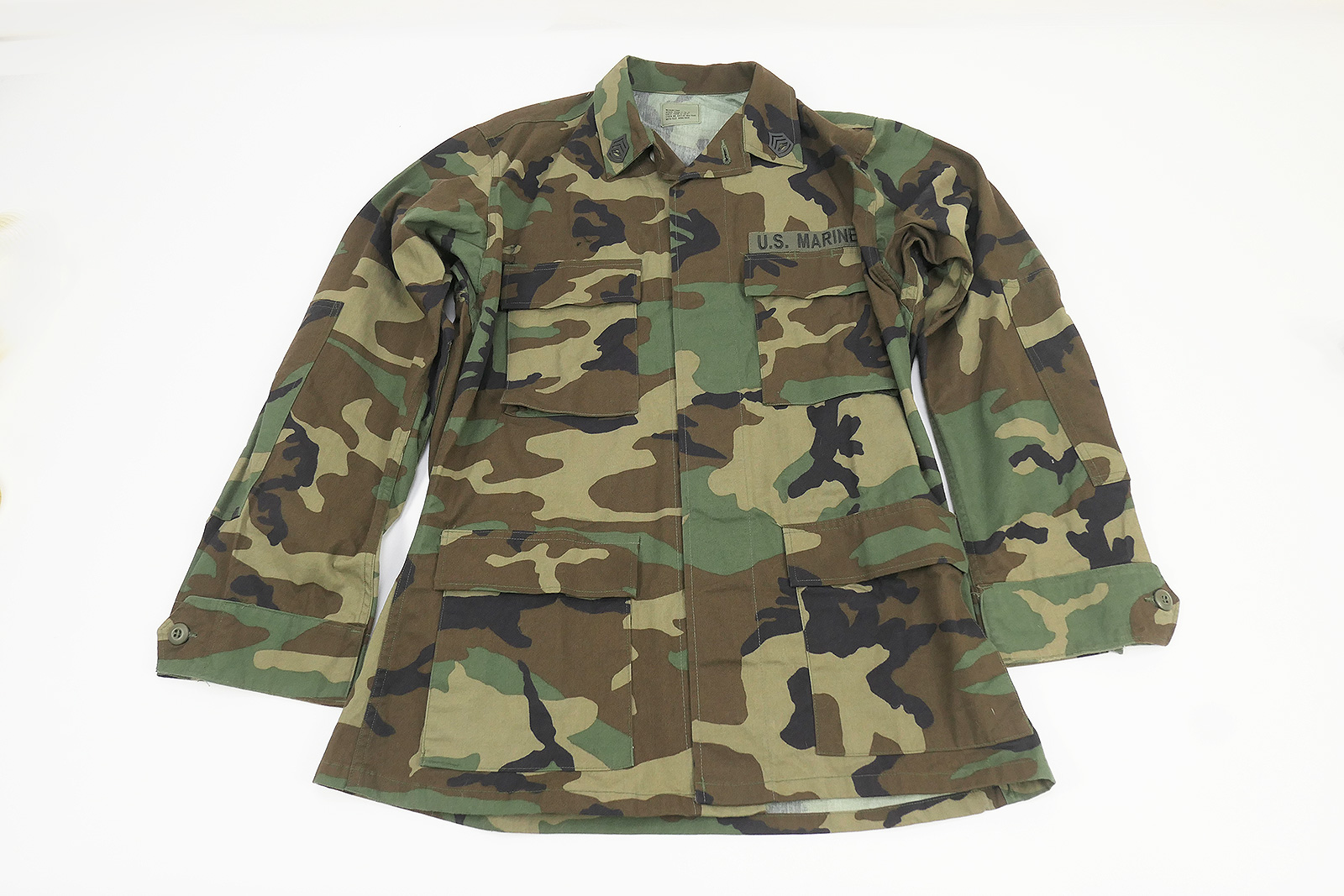 P1510768 US Army USMC Feldhemd Coat Camouflage Woodland - Medium Long