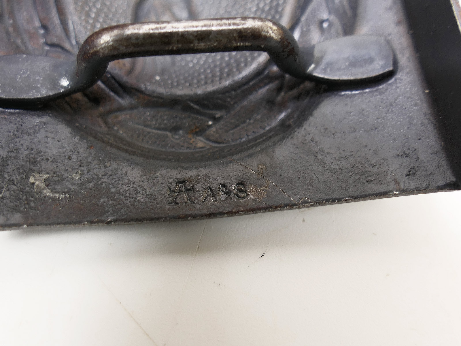 Luftwaffe LW Flieger Koppelschloss Stahl Assmann A&S blaugrau Fallschirmjäger