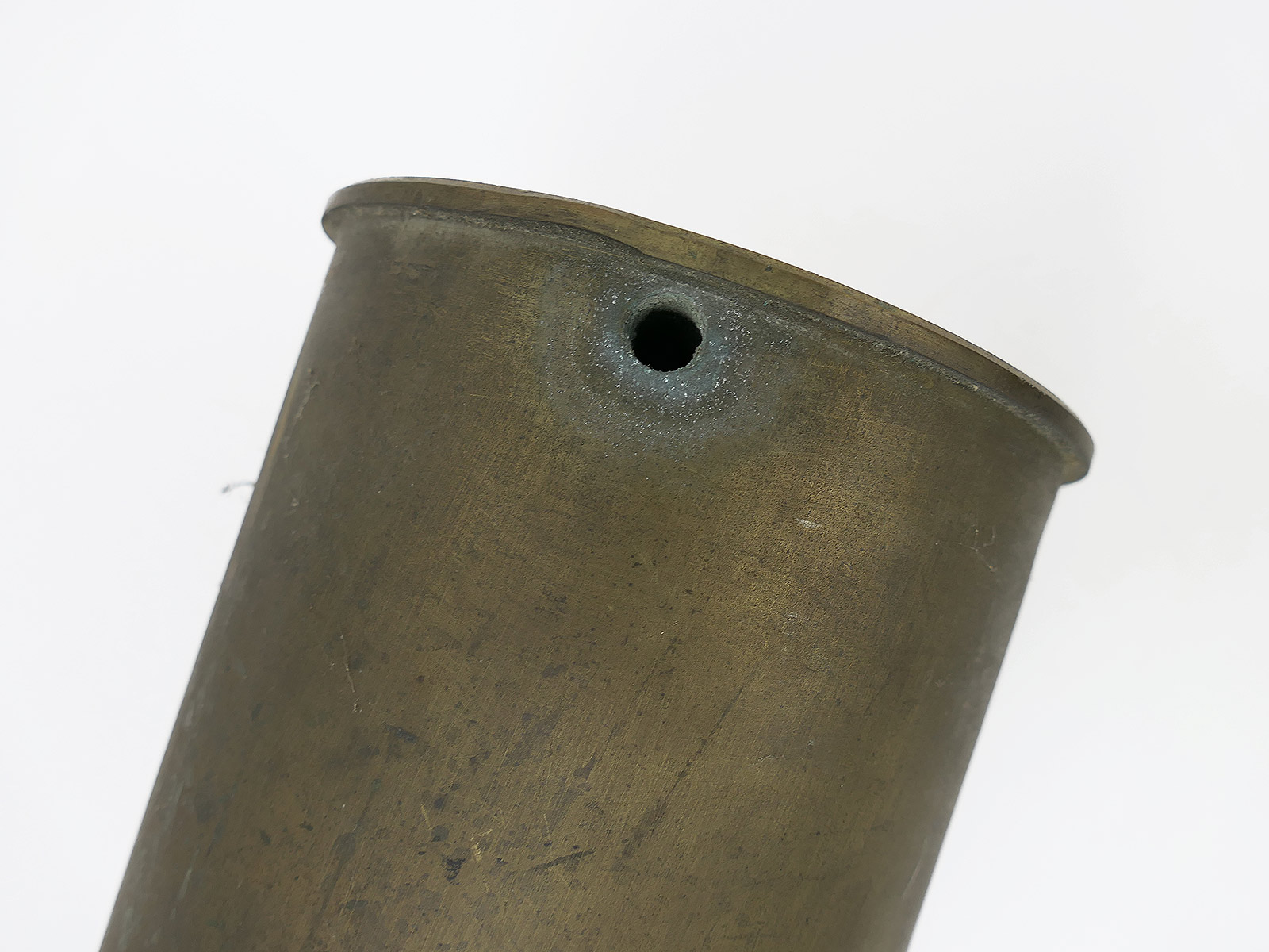 Original Munitionshülse 105mm Messing Hülse Kartusche Panzer 8.5kg Deko Schirmständer COLLECTION
