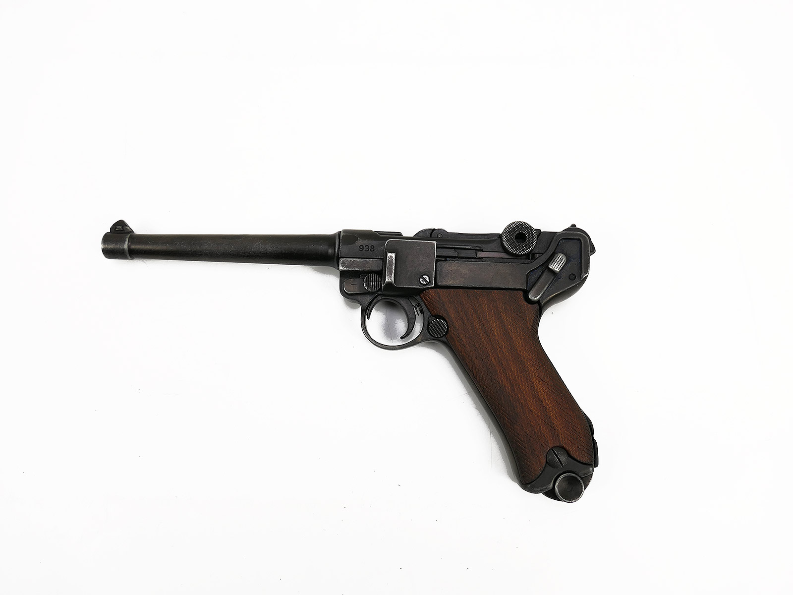 WW1/WW2 DENIX Deko Parabellum Luger P08 Pistole Deutschland 1898 Modell Antik Finish