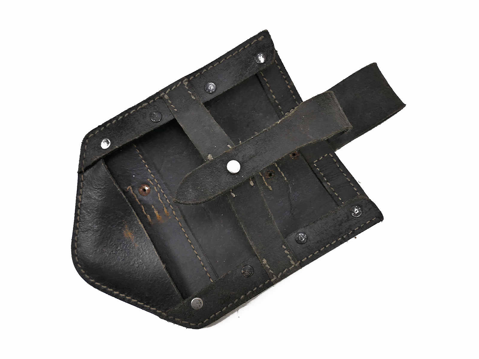 WW2 Wehrmacht Original Klappspaten mit Klappspatentasche 1.Modell Spatentasche COLLECTION