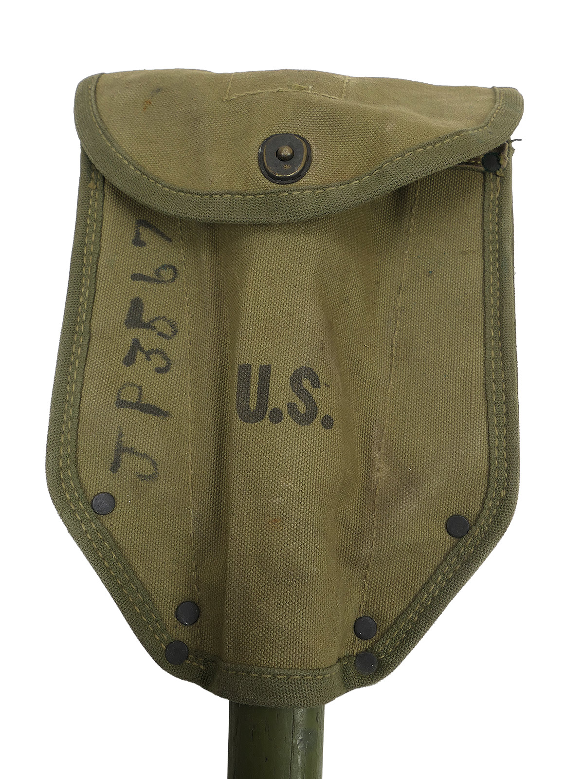 ORIGINAL US ARMY WW2 Klappspaten mit Tasche Entrenching Tool Collection BATTLE WORN