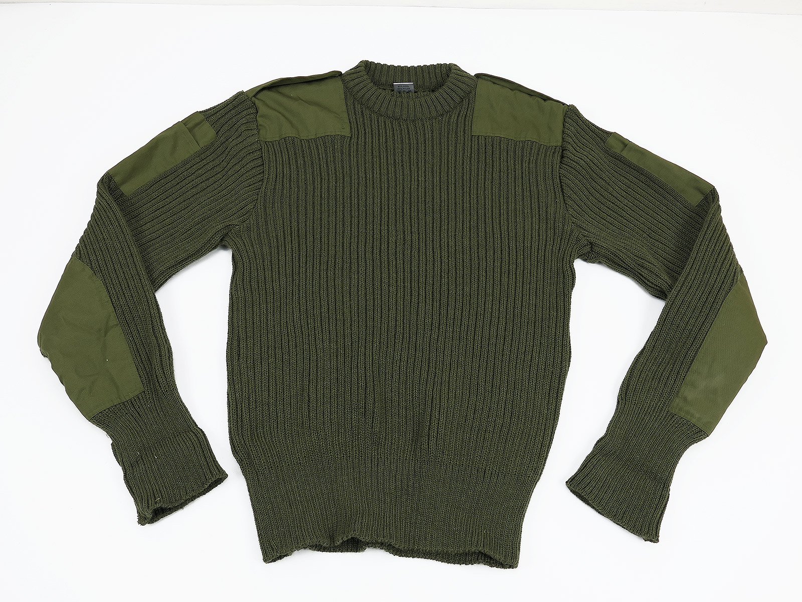 Dänemark Armee Wollpullover Pullover Feldpullover oliv DK 2003 Gr. Large