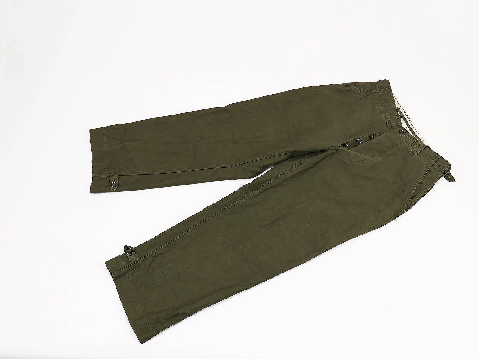 Einzelstück Original US WW2 M43 Trousers M1943 Feldhose Sehr schön / Collection BATTLE WORN