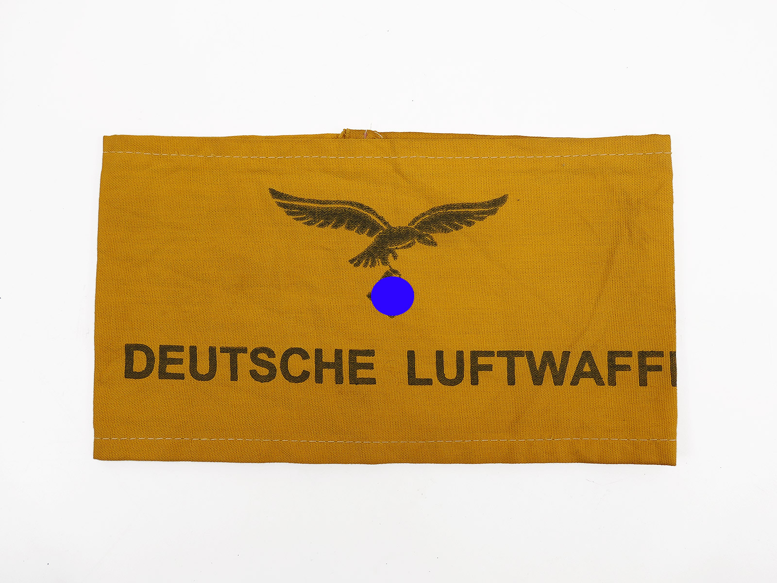 Gelbe Armbinde WK2  - Deutsche Luftwaffe Gelbe Armbinde WK2  - Deutsche Luftwaffe