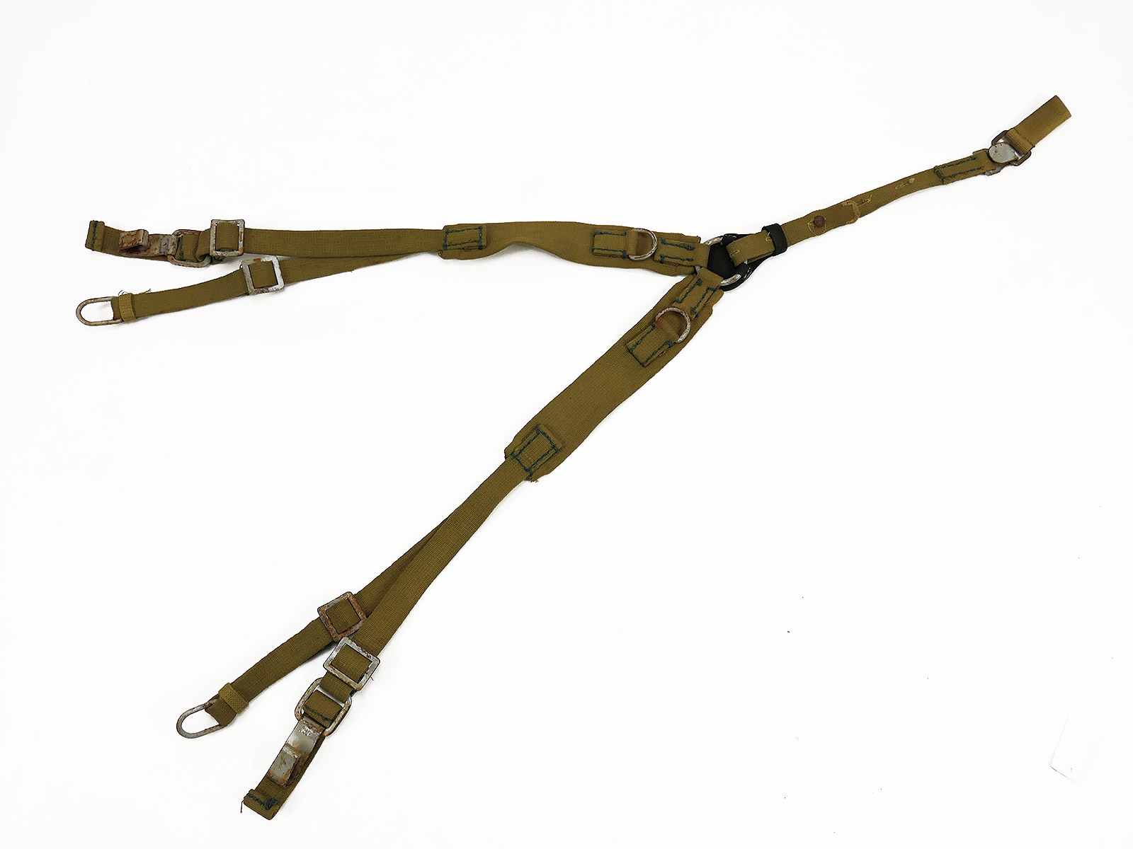Wehrmacht DAK Afrikakorps Tropen Web Y-Riemen Südfront Spätkrieg Koppeltragegestell