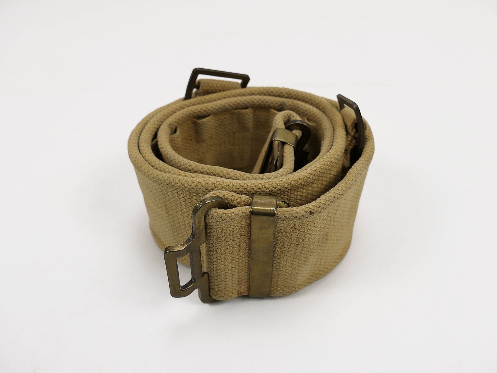 British Army WW2 Koppel Webbing Belt 1937 Pattern ca. 95cm Umfang