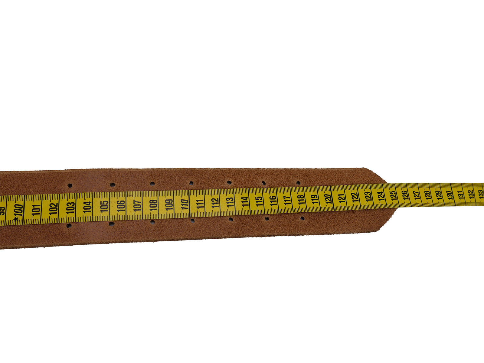 Offiziers Zweidornkoppel Braun 50mm Koppel Lederkoppel Braun Gesamtlänge 125cm COLLECTION