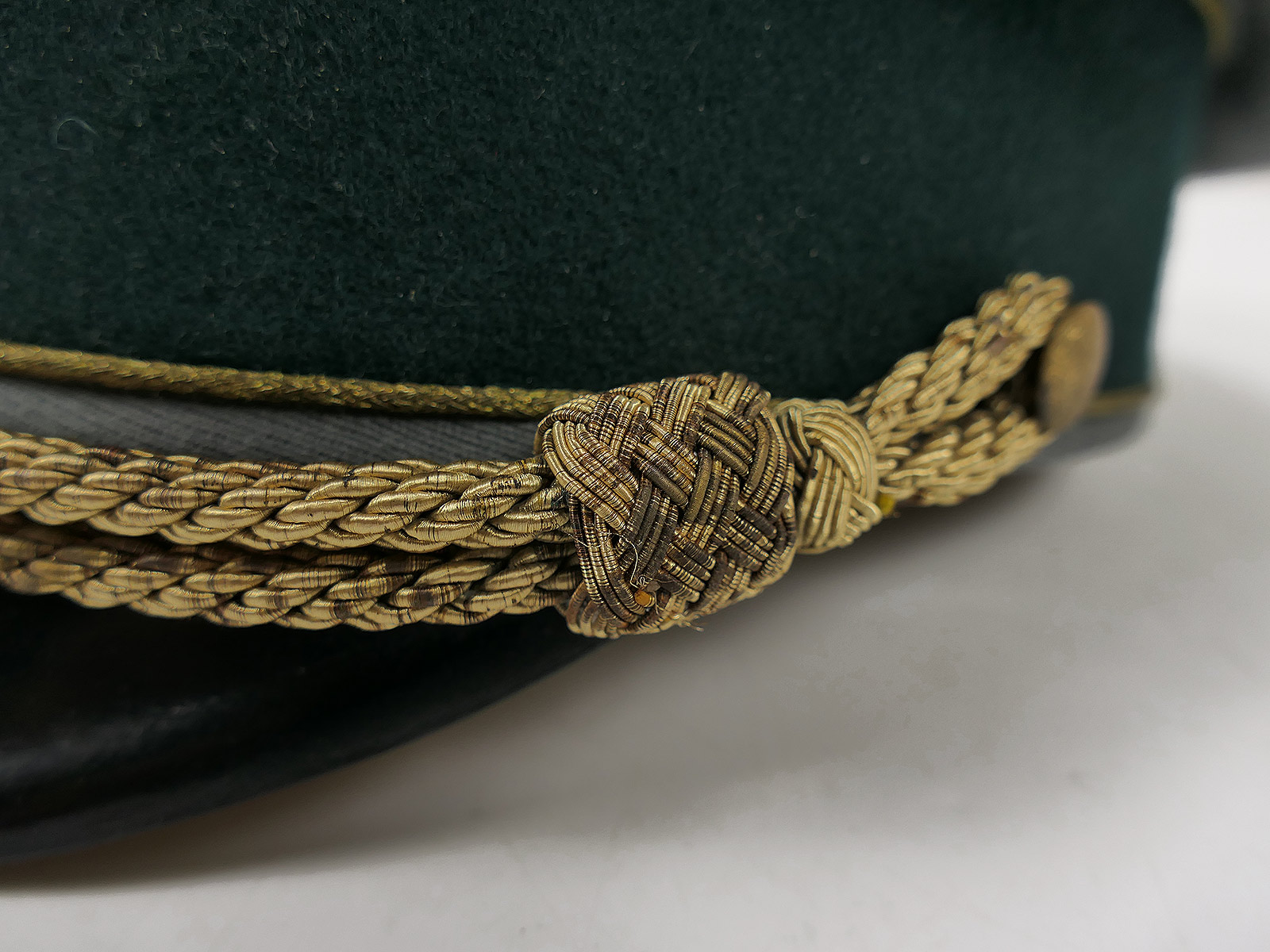 Wehrmacht Frühe Schirmmütze General Gr.57 Premium Museumsanfertigung mit Original Silbernen Effekten COLLECTION
