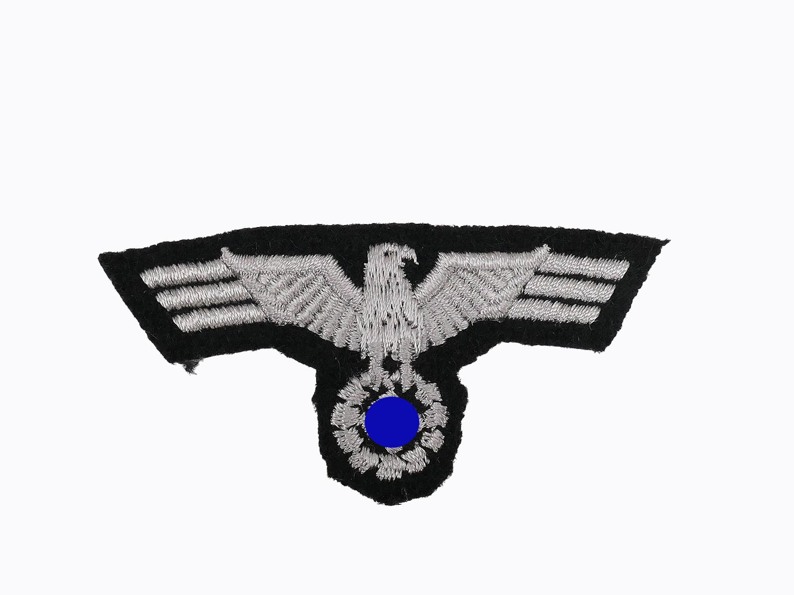 Wehrmacht Mützenabzeichen Mützenadler Abzeichen Panzer Schiffchen Gestickt Schiffchenadler