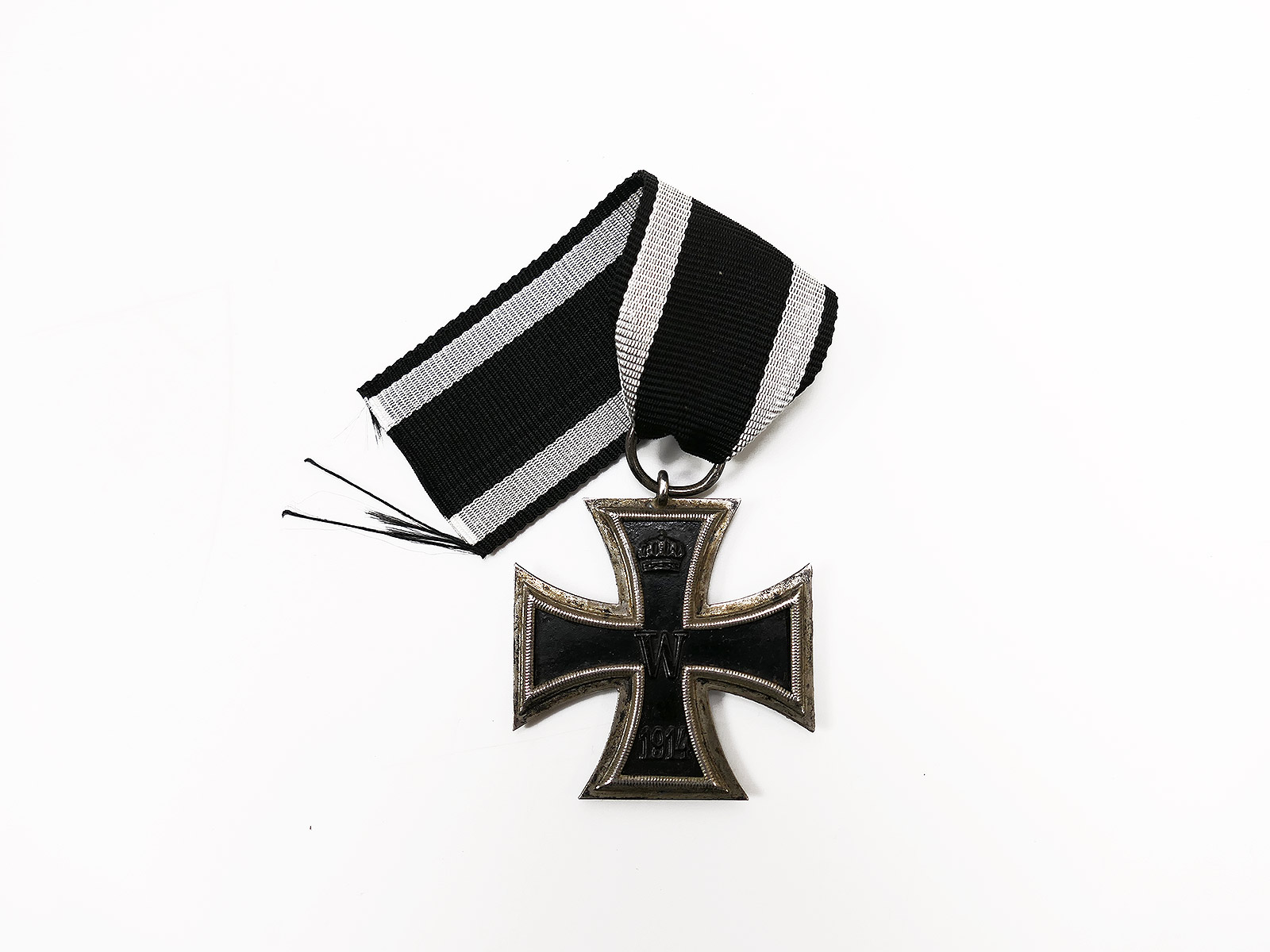 #A Original WK1 Eisernes Kreuz 2.Klasse 1914 / 1813 EK2 am Band 