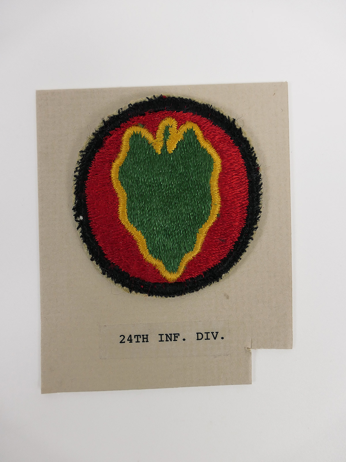 Original US ARMY WW2 Infanterie Divisionsabzeichen Patch - 24th Infantry Division Abzeichen