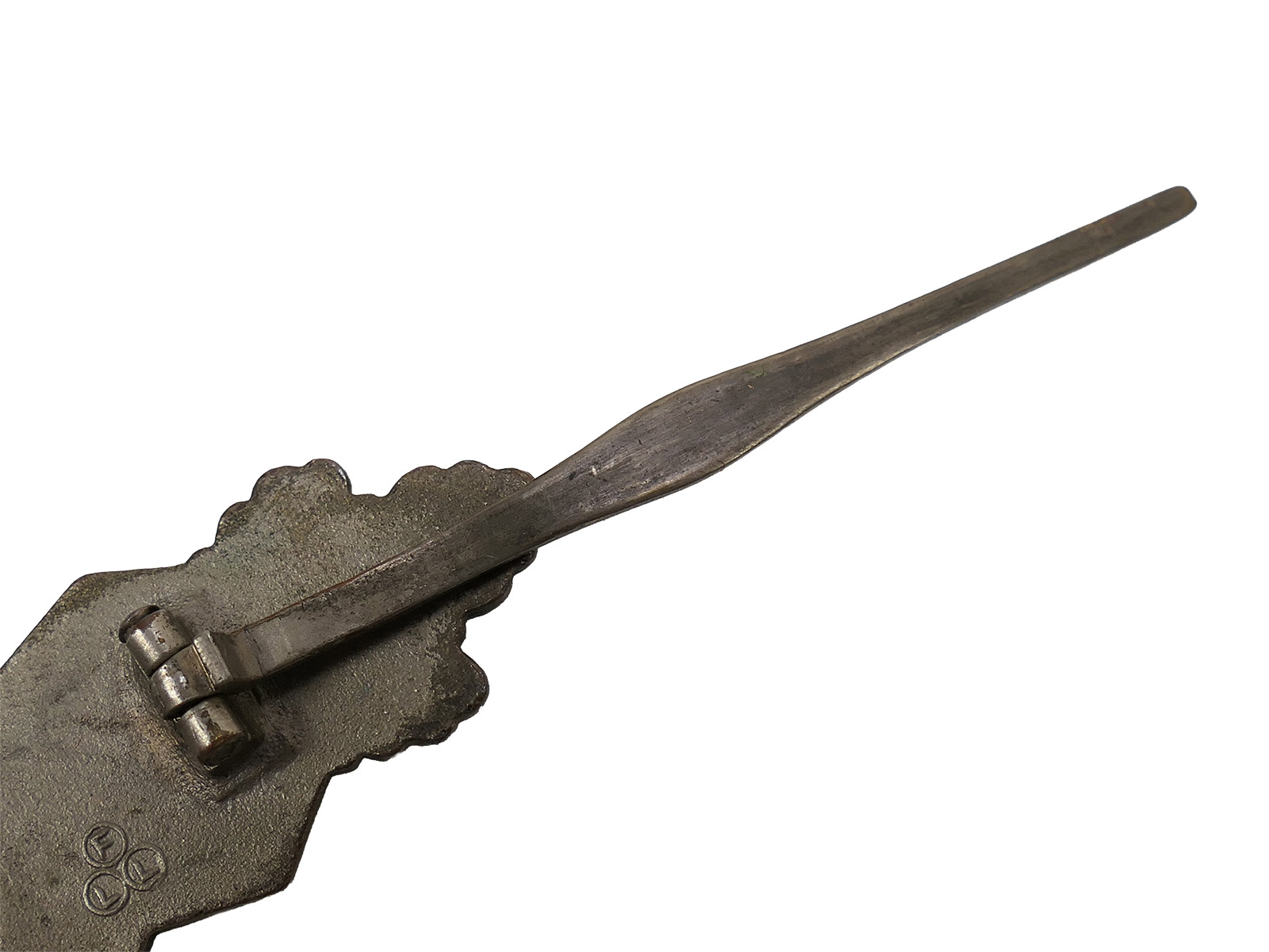 Wehrmacht Original Nahkampfspange Stufe Silber FLL Peekhaus Berlin
