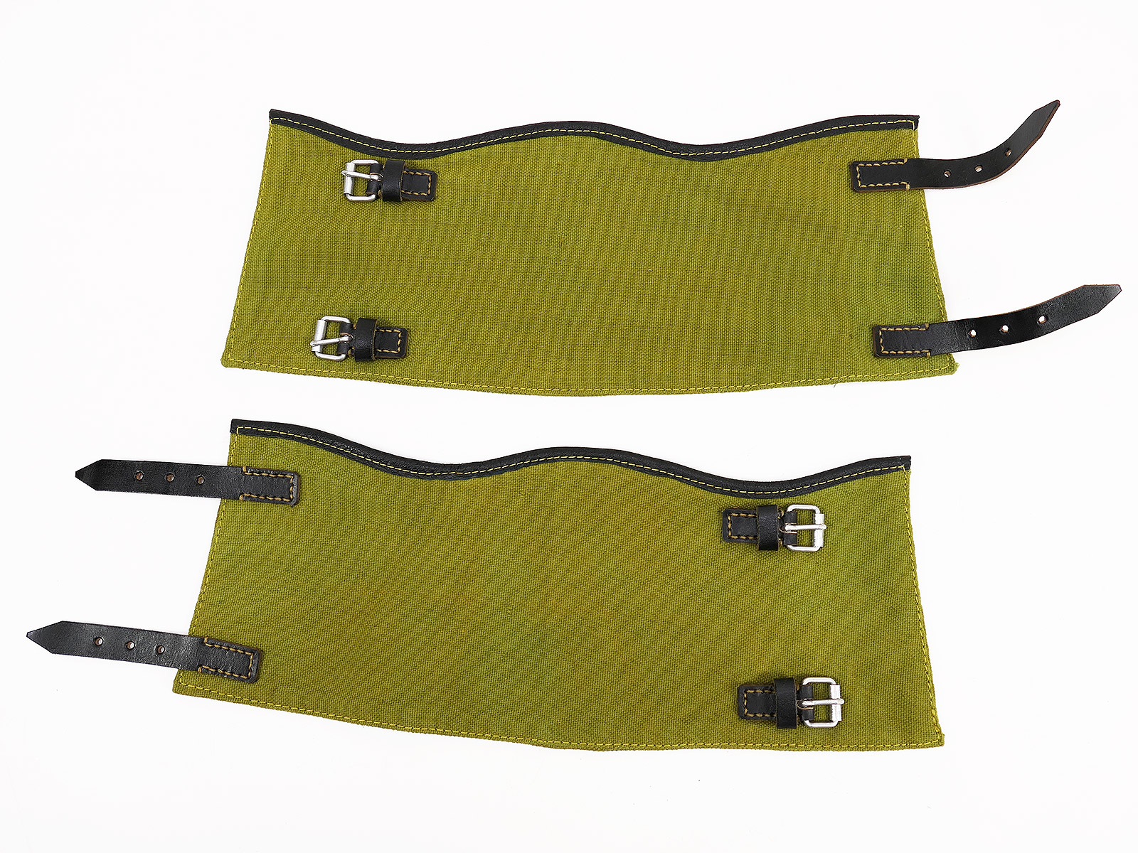 #4/ Variante Wehrmacht Paar Vintage Gamaschen * Handcrafted * für Schnürstiefel 