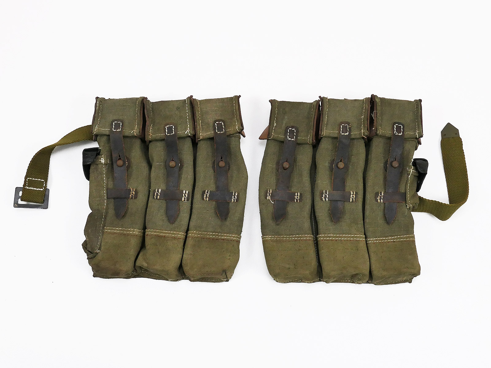 Wehrmacht 2x Magazintasche Sturmgewehr 44 STGW44 MP44 ROTER Faden