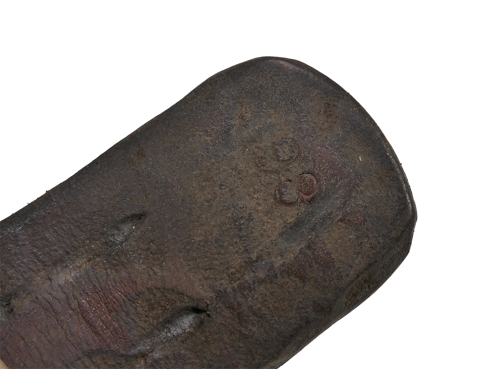 Wehrmacht / Luftwaffe Koppel / Koppelriemen Lederkoppel 98cm 1938 datiert COLLECTION BATTLE WORN