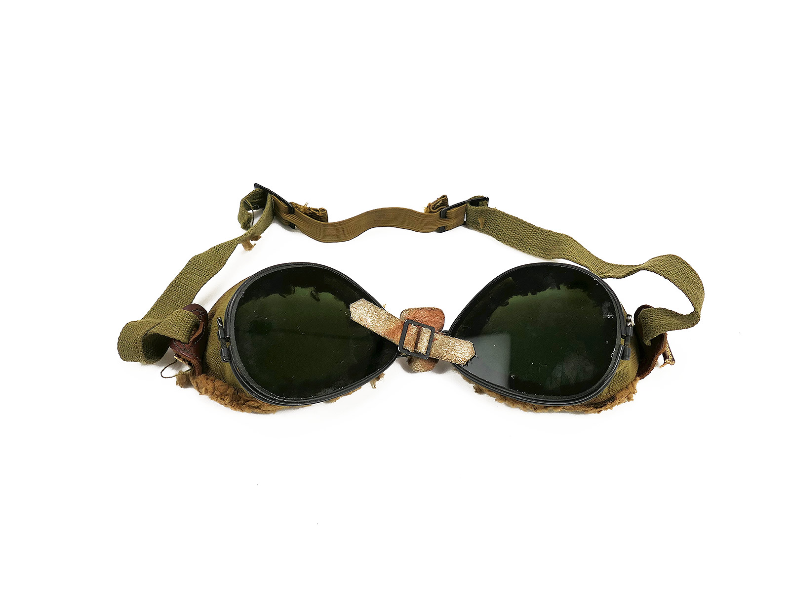 US ARMY WW2 Original Ski + Mountain Trooper Goggles - Gebirgsjäger Brille