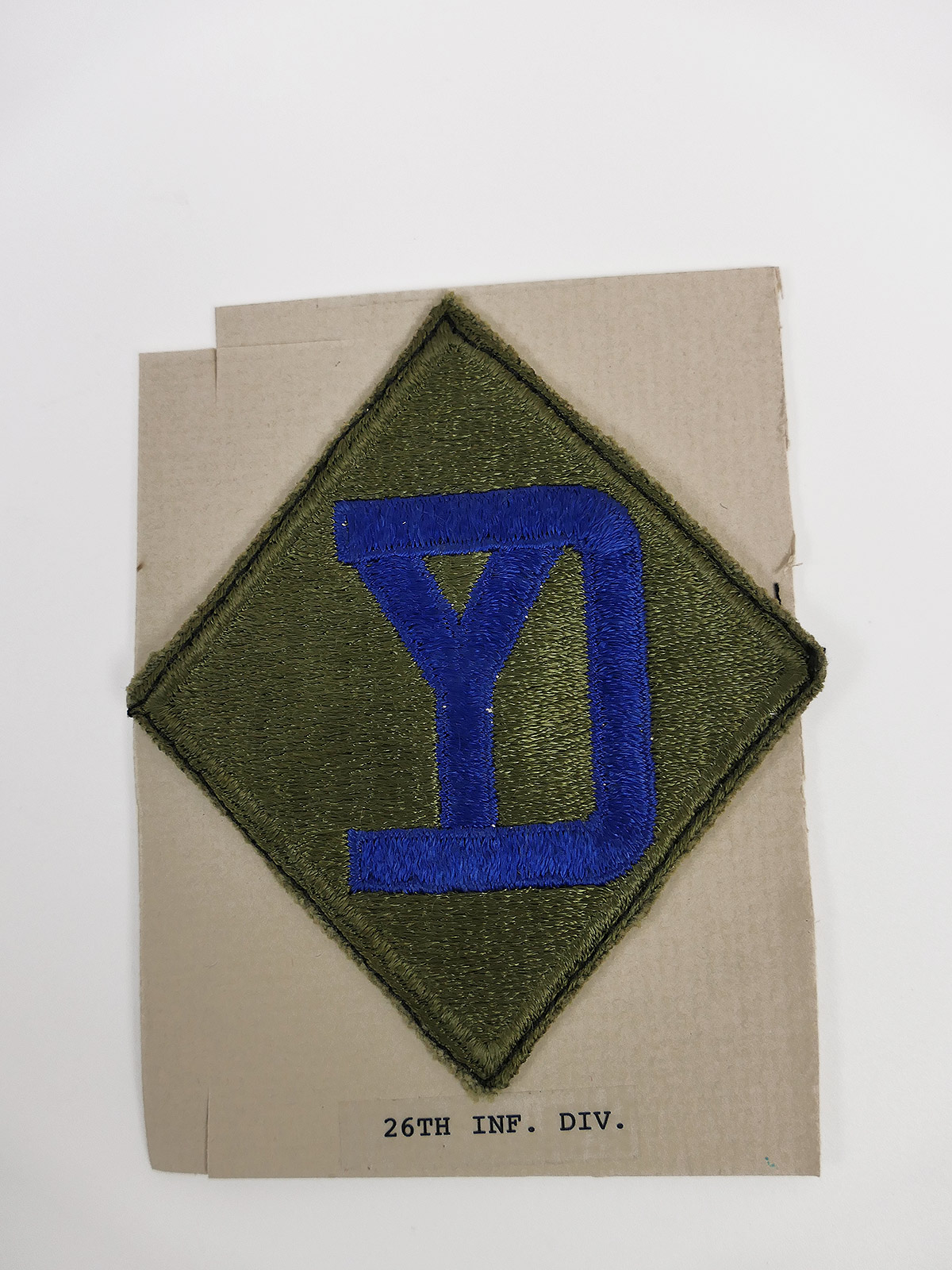 Original US ARMY WW2 Infanterie Divisionsabzeichen Patch - 26th Infantry Division Abzeichen