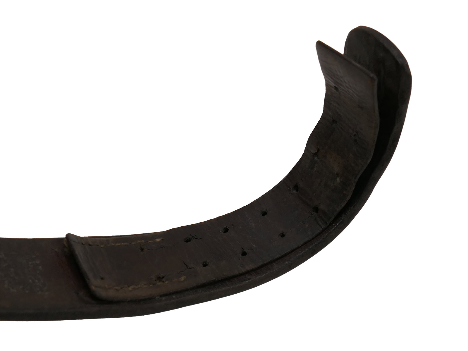 Wehrmacht / Luftwaffe Koppel / Koppelriemen Lederkoppel 98cm 1938 datiert COLLECTION BATTLE WORN