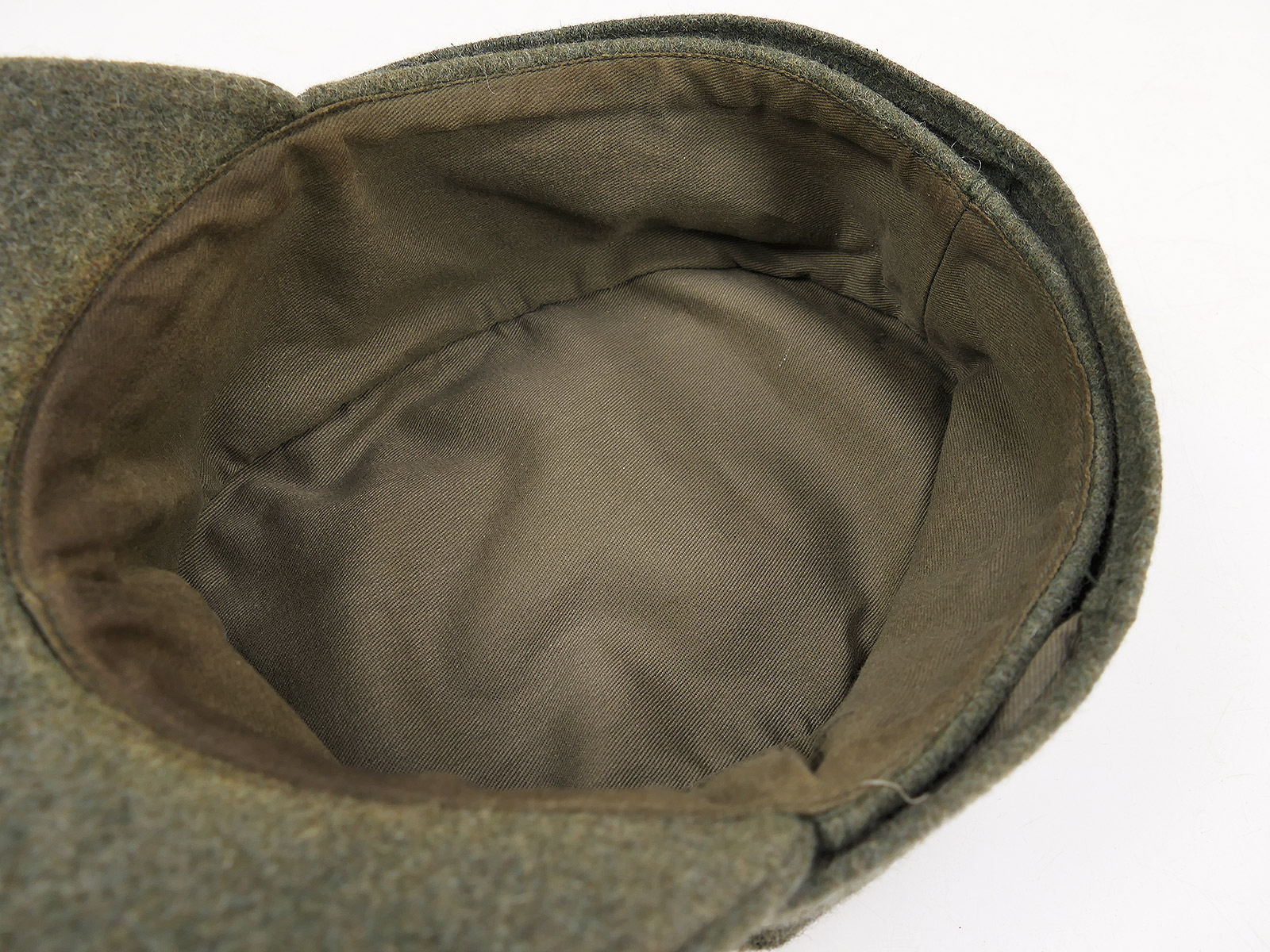 Wehrmacht M43 Feldmütze M1943 mit Trapez Effekten Mützenadler Gr.59/60 BATTLE WORN