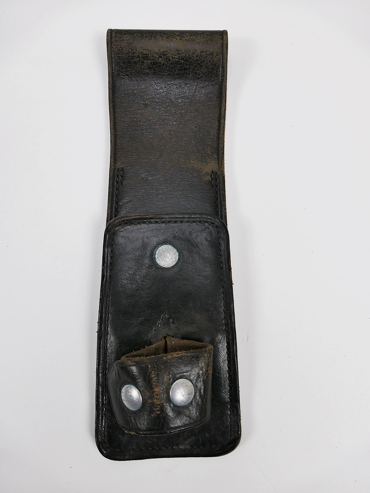 Original US ARMY MP Schlagstock Halter Leder Military Police 1951 Korea Vietnam