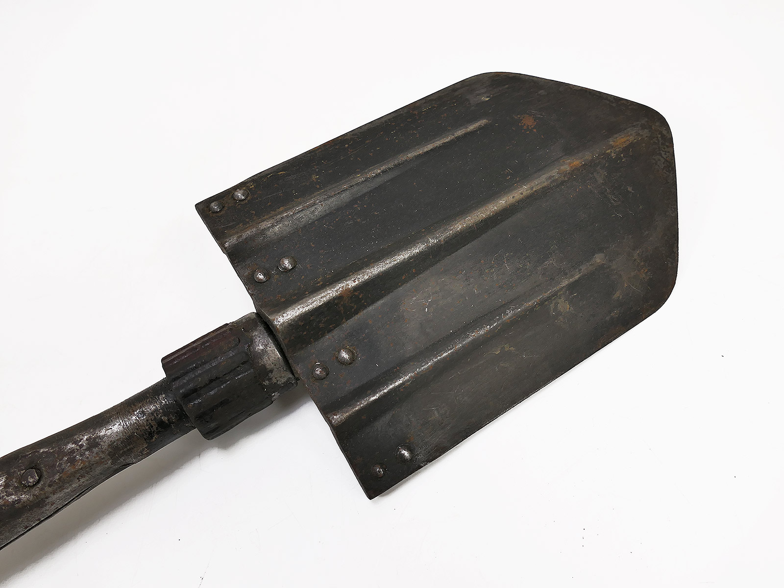 WW2 Wehrmacht Original Klappspaten mit Klappspatentasche 1.Modell Spatentasche COLLECTION