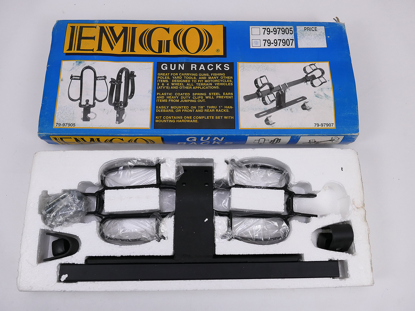 P1446630 Waffenhalter Emgo Gun Rifle Tool Rack Utility ATV Quad Four Wheeler 79-97907 KFZ Waffenhalterung