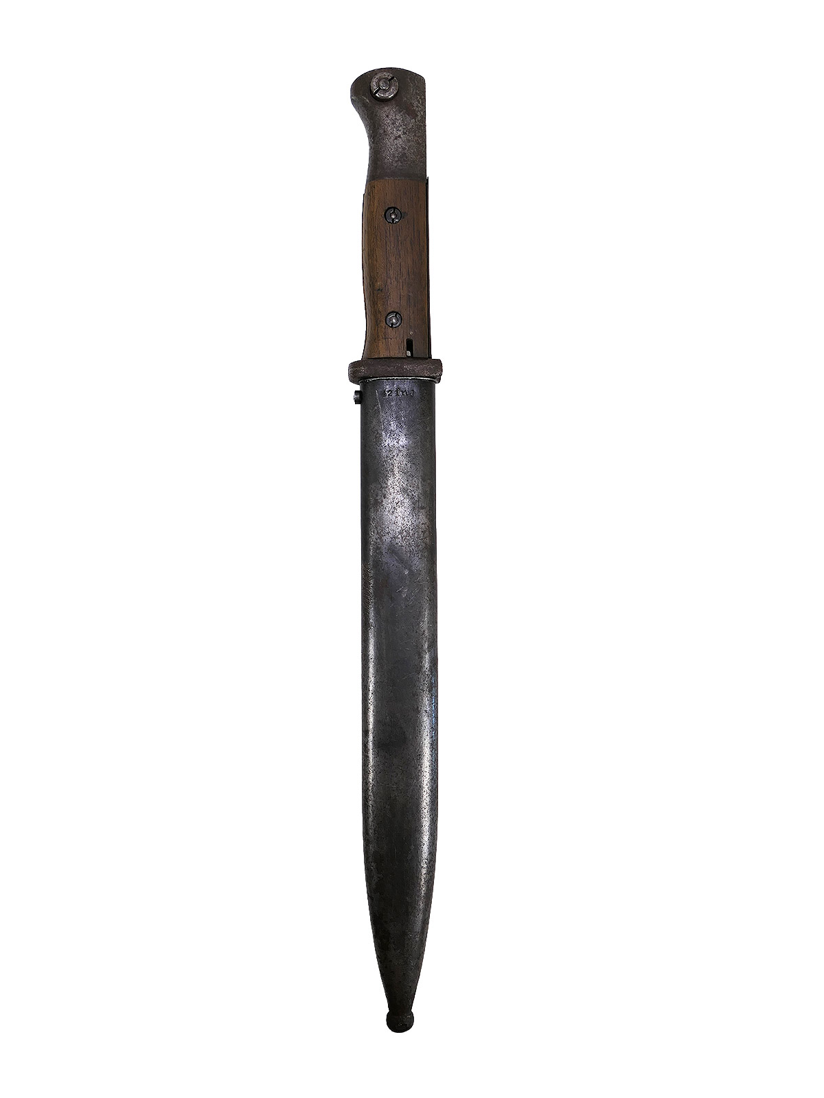 Wehrmacht Bajonett M84/98 cof42 Karabiner K98 / Seitengewehr mit Scheide BATTLE WORN