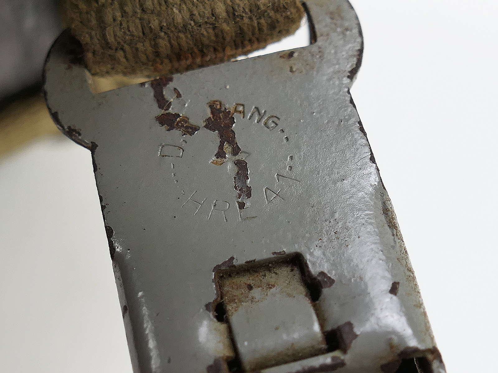 Wehrmacht DAK Afrikakorps Feldflasche Kokosnuss Tropen H.R.E.42 mit Becher COLLECTION BATTLE WORN