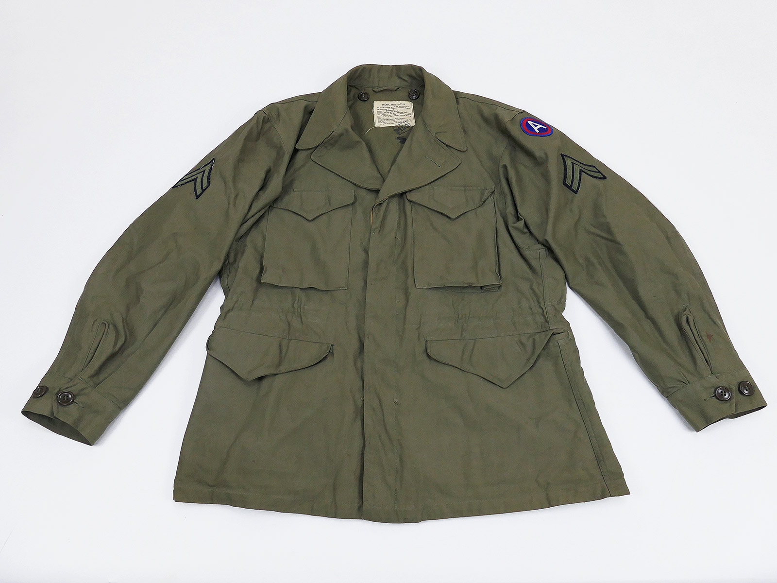 Original US Army WW2 M-1943 Field Jacket Feldjacke 1944 Gr.38R