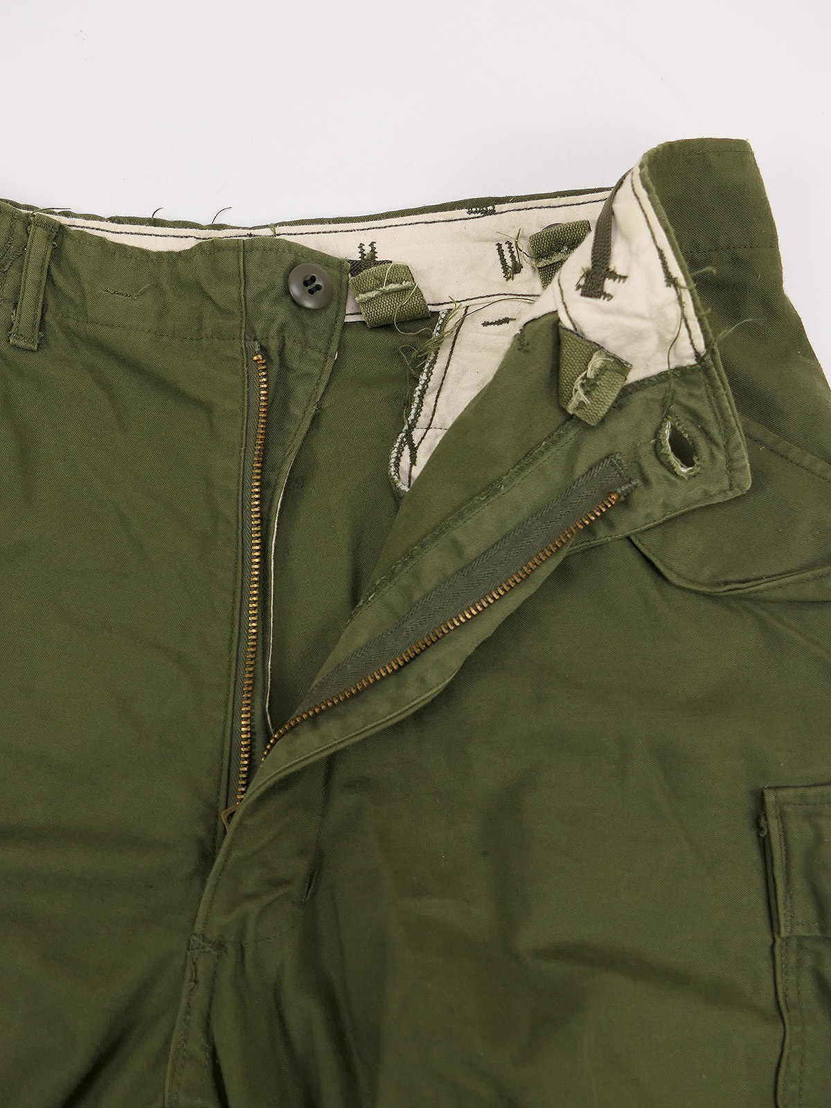 Einzelstück Vintage Original US Army M-1965 Trousers Field Cold weather Feldhose MEDIUM 1974 datiert