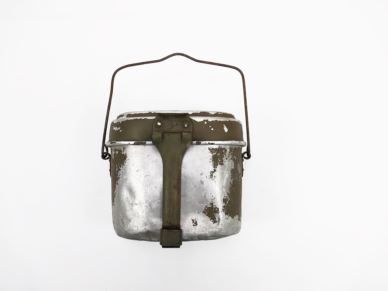 Wehrmacht Original Kochgeschirr Essgeschirr Ober-/ Unterteil Nummerngleich zusammengehörig 1944