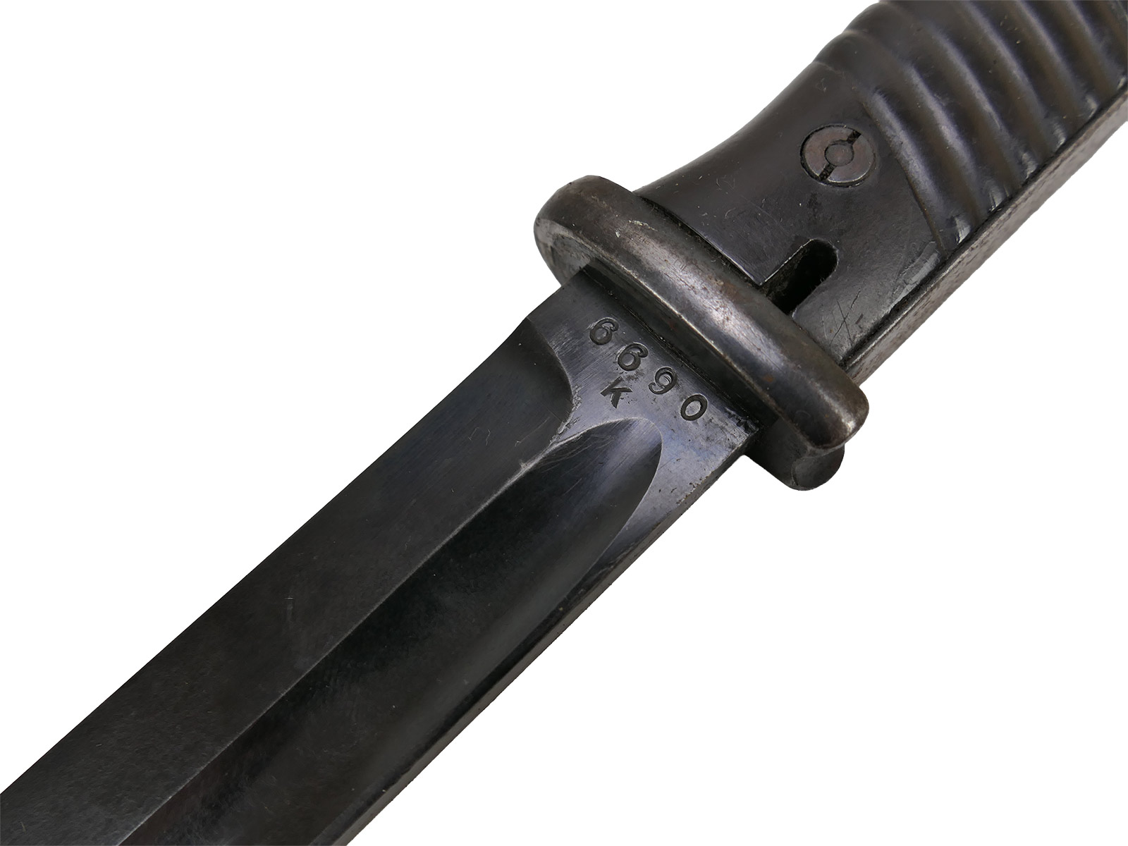 Wehrmacht Bajonett M84/98 Berg & Co 1938 Karabiner K98 / Seitengewehr mit Scheide BATTLE WORN