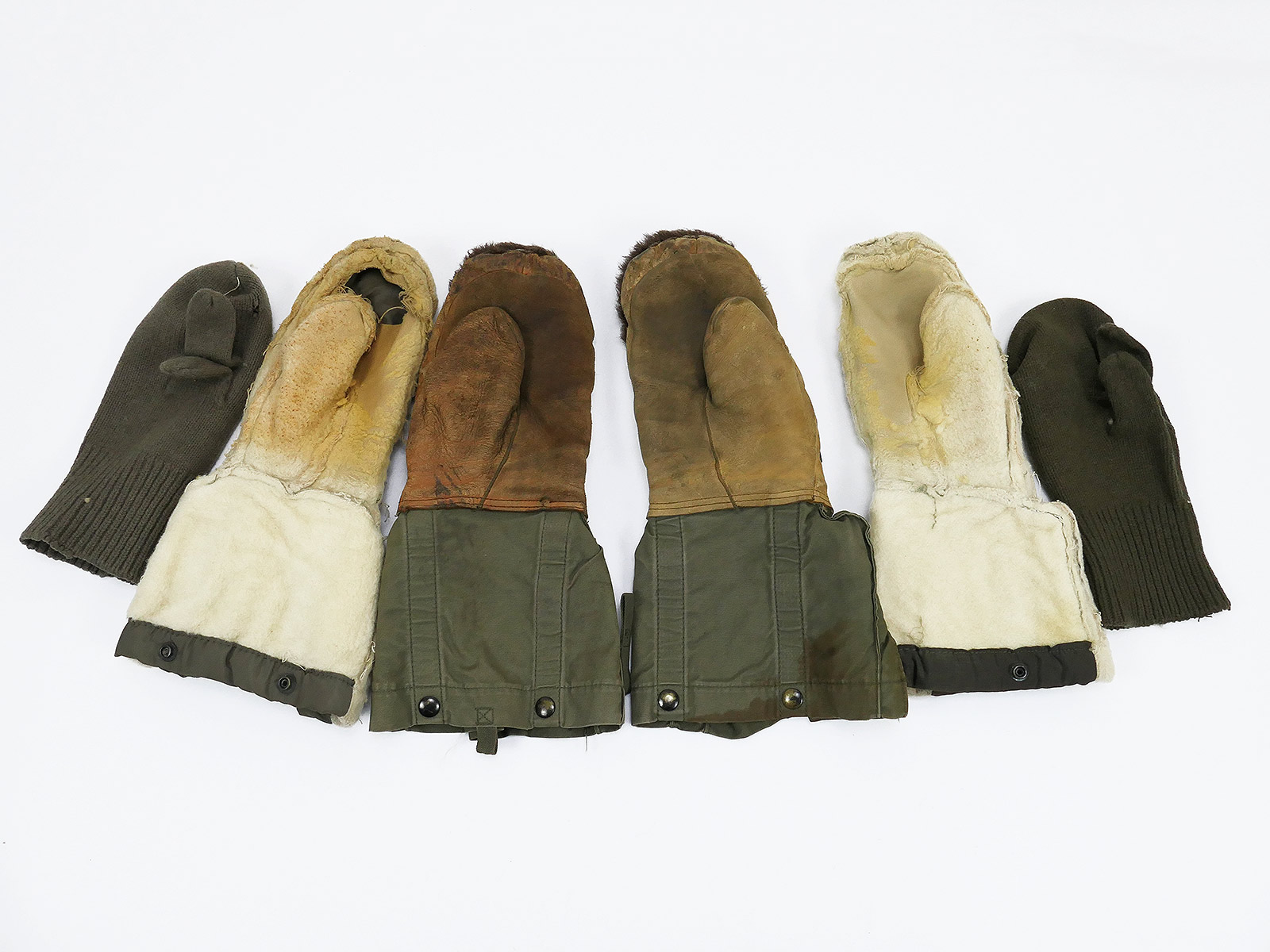 US ARMY Mitten Shell Gloves Winter Handschuhe Fausthandschuhe Fäustlinge Größe ca. 9