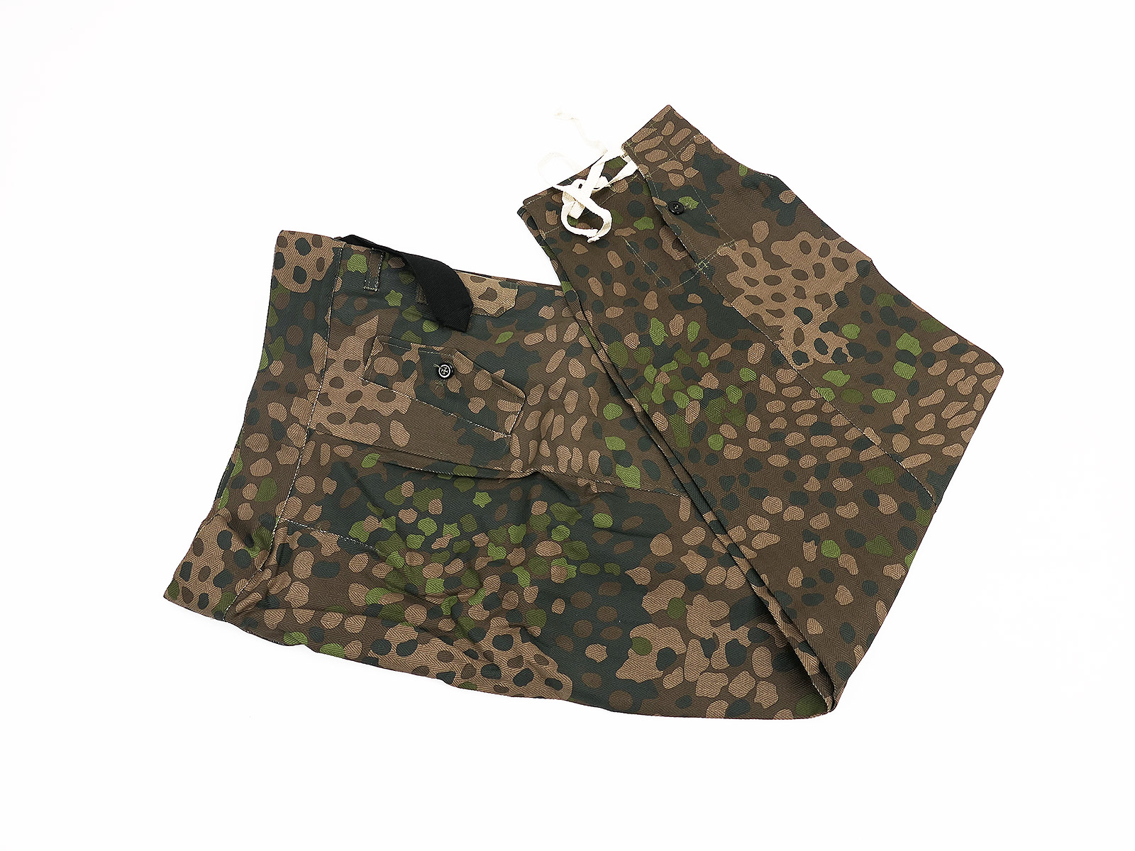 Waffen SS Panzerhose Erbsentarn Tarnhose pea dot camouflage Trousers