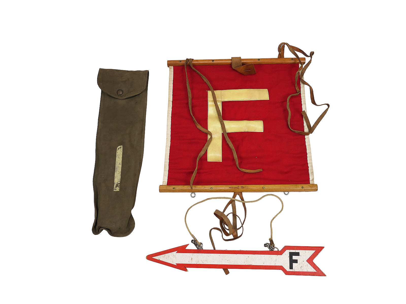 #21 Typ Wehrmacht Funk Fernmelde Pfeil Kennzeichnung Fernmeldeflagge Funk Fahne