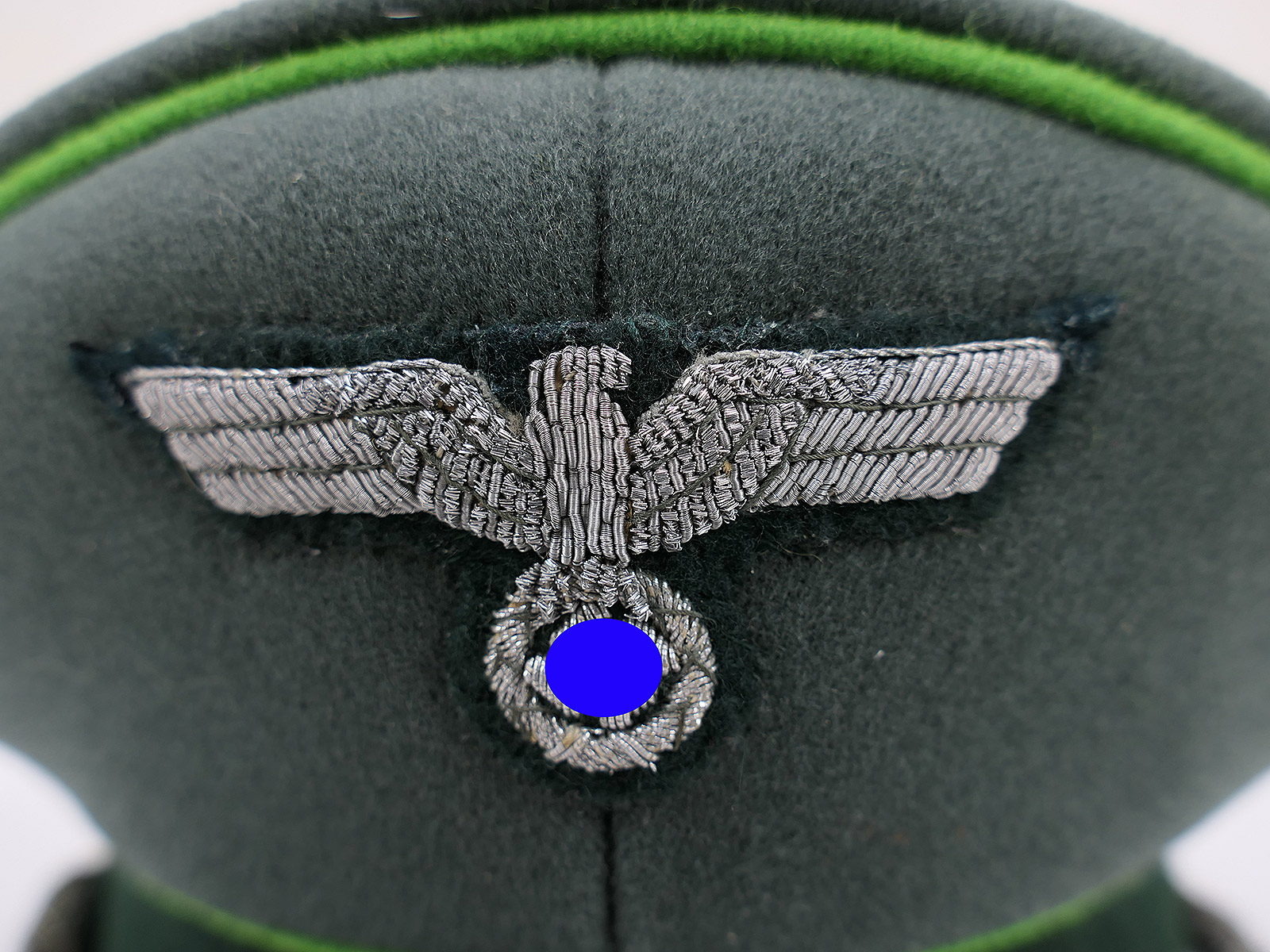 Wehrmacht Schirmmütze Offizier Panzergrenadier Gr.58 Premium Museumsanfertigung mit Original gestickten Effekten COLLECTION