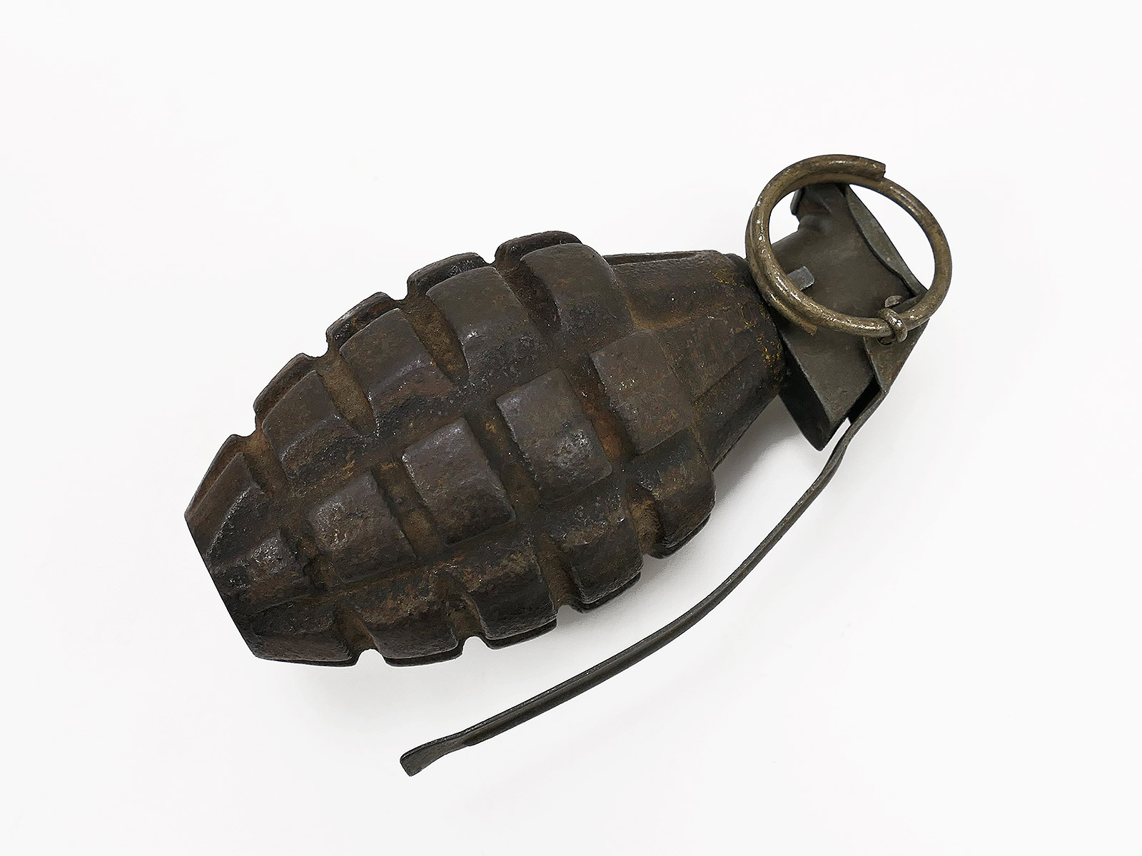 #F Original US ARMY MK2 Grenade Pineapple Ananas Splitter Handgranate Metall Granate zerlegbar