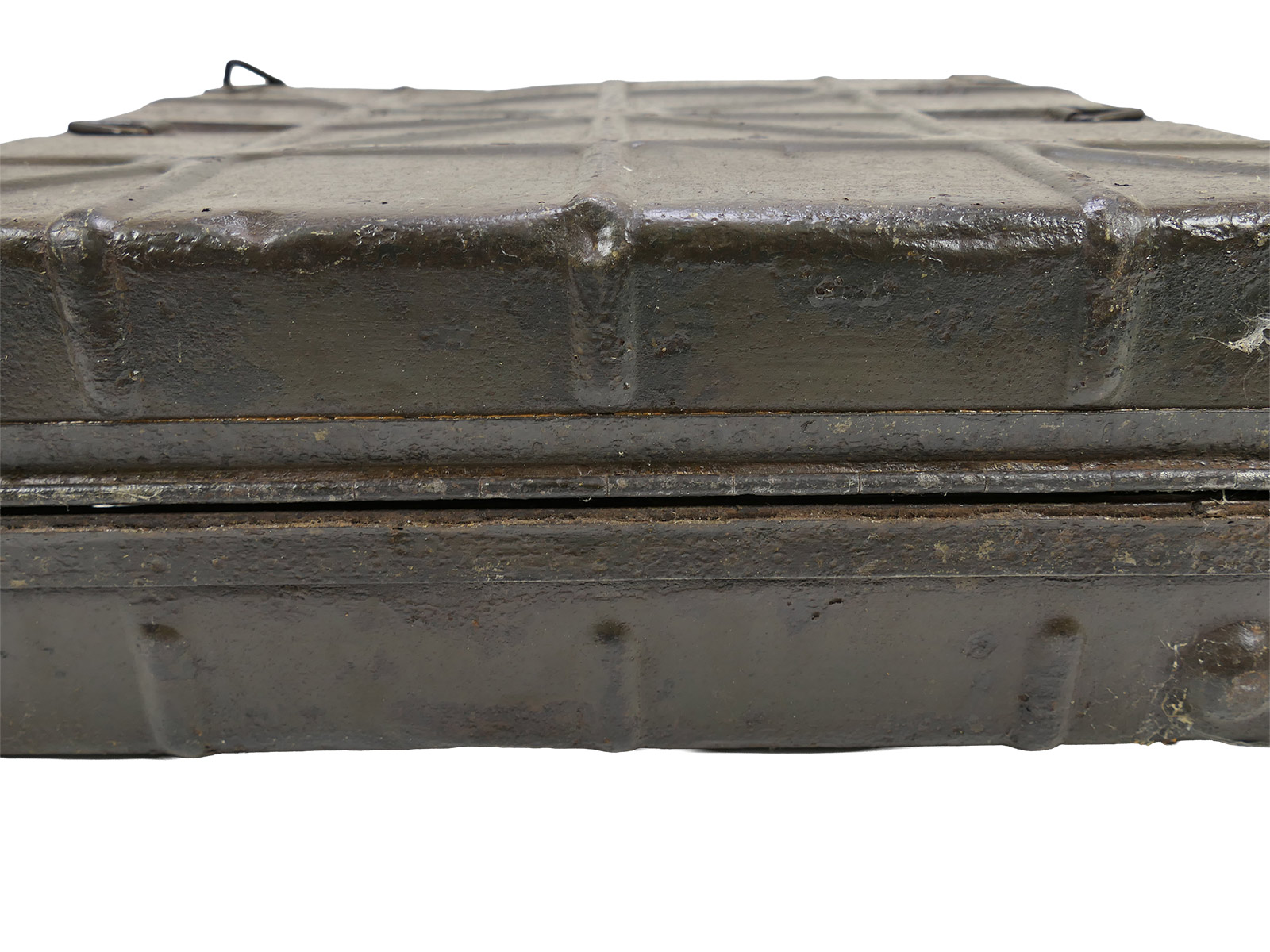 Schlachtfeldfund Transportkoffer Stielhandgranaten M24 Handgranatenkoffer Kiste BATTLE WORN