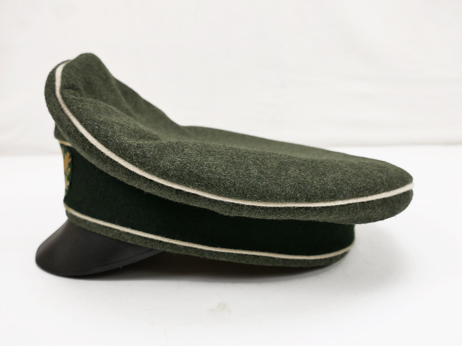 Wehrmacht Infanterie Schirmmütze Offizier Crusher Cap mit Mützenadler / Kokarde COLLECTION