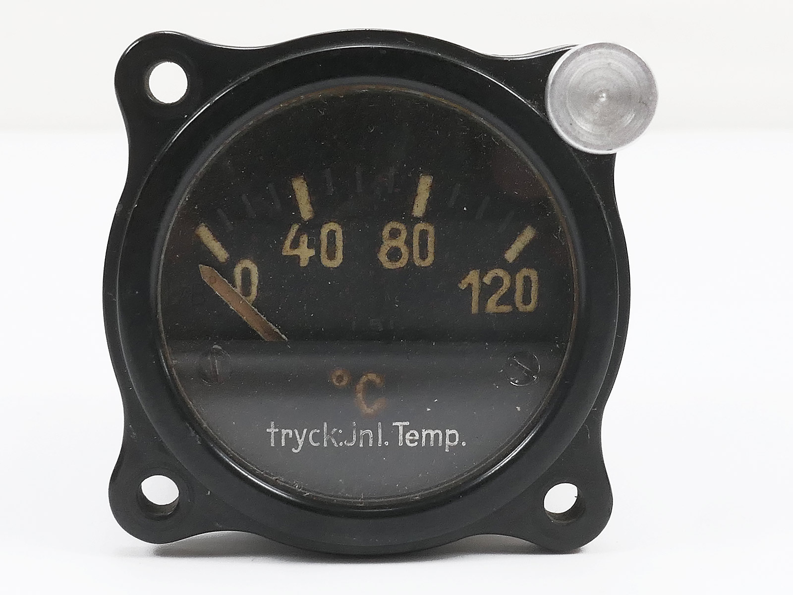 #2/ Luftwaffe Fl.20343 elektrischer Temperaturanzeiger Messerschmidt BF-109 Bordinstrument #2/ Luftwaffe Fl.20343 elektrischer Temperaturanzeiger Messerschmidt BF-109 Bordinstrument