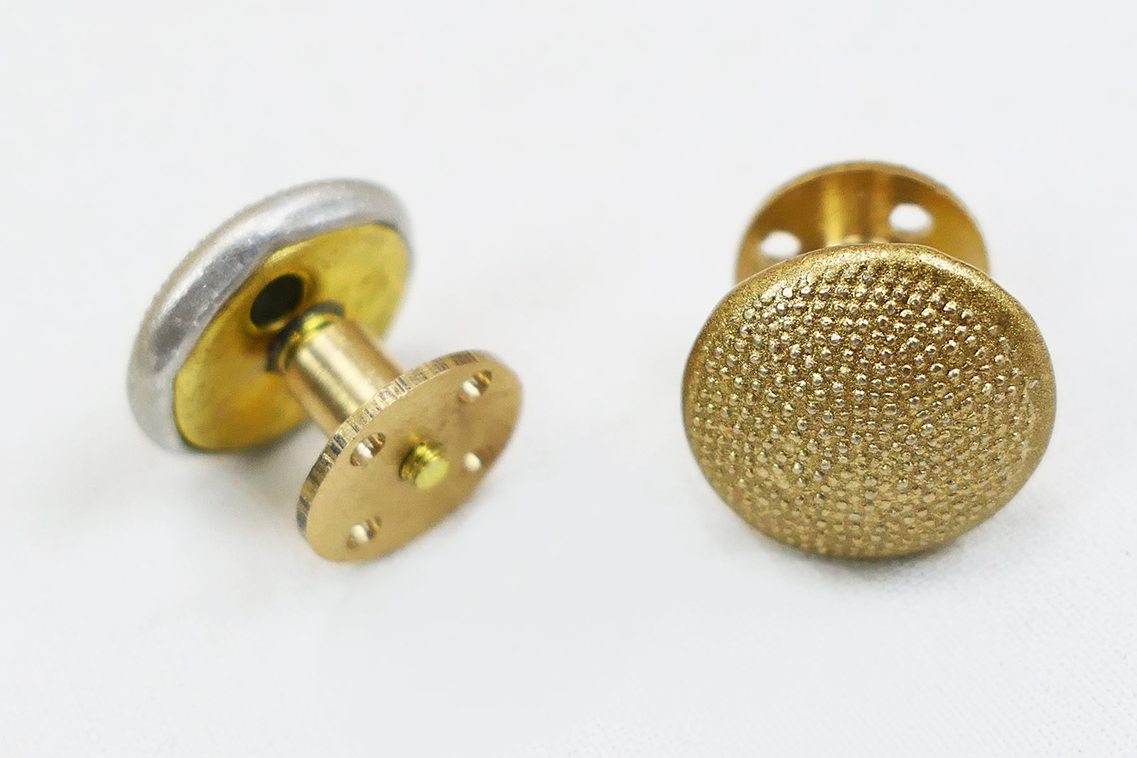 Wehrmacht Schraubknopf Knopf für Schulterstücke Schulterklappen15mm gold 1x Stück