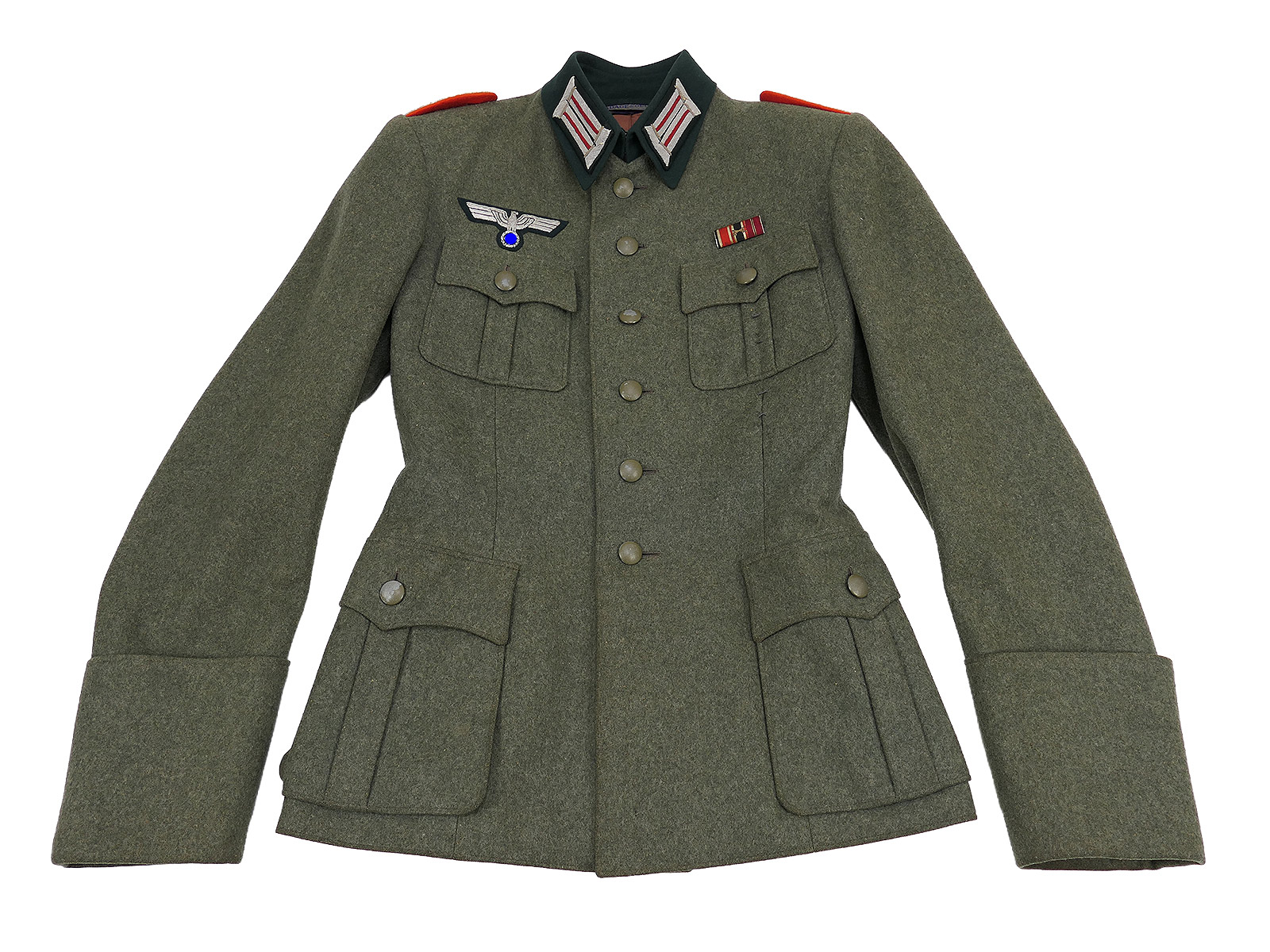 Original Uniform Ensemble Wehrmacht Offiziers Feldbluse M36 Hauptmann Artillerie Effektiert mit Breeches COLLECTION