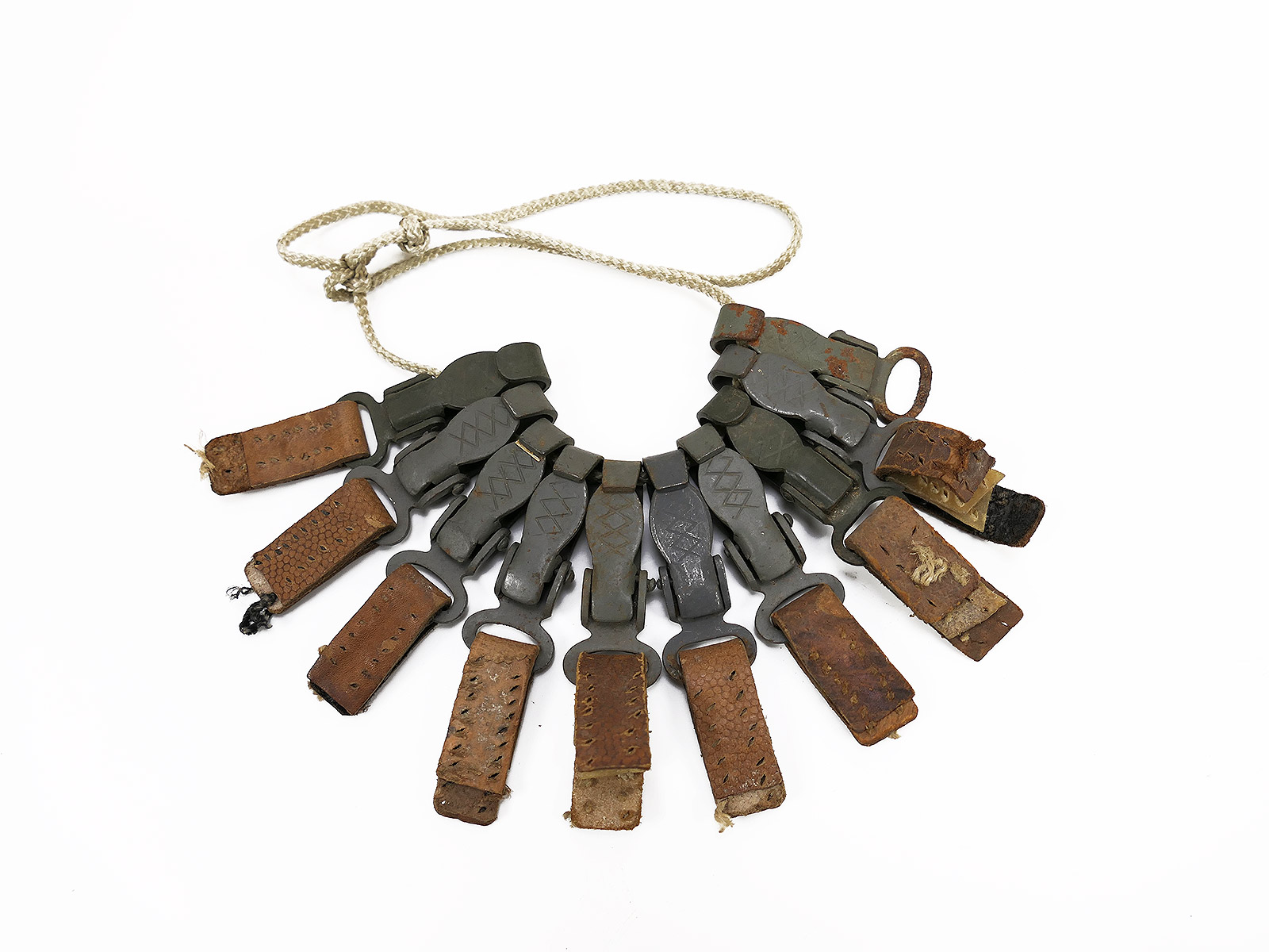 1x Original Eiserner Tragehaken für die Feldflasche / Karabinerhaken Wehrmacht