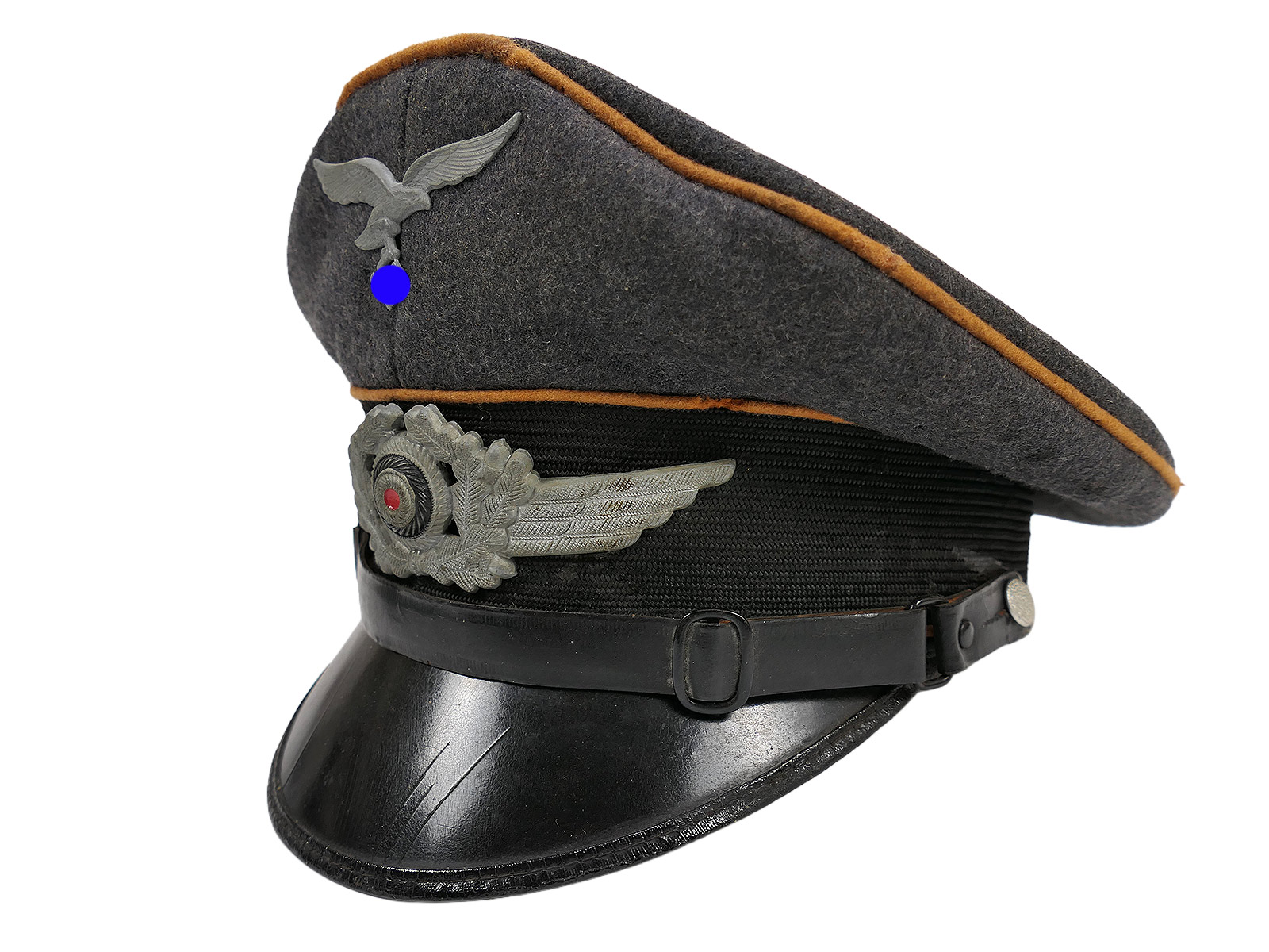 Original LUFTWAFFEN Schirmmütze Flieger Fallschirmjäger komplett effektiert COLLECTION