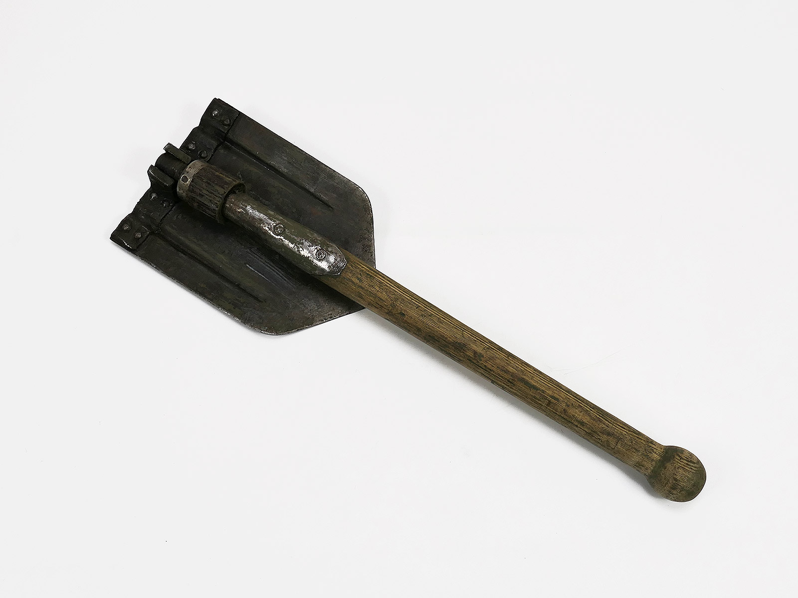 Original Wehrmacht WW2 Klappspaten Hersteller AGO entreching tool