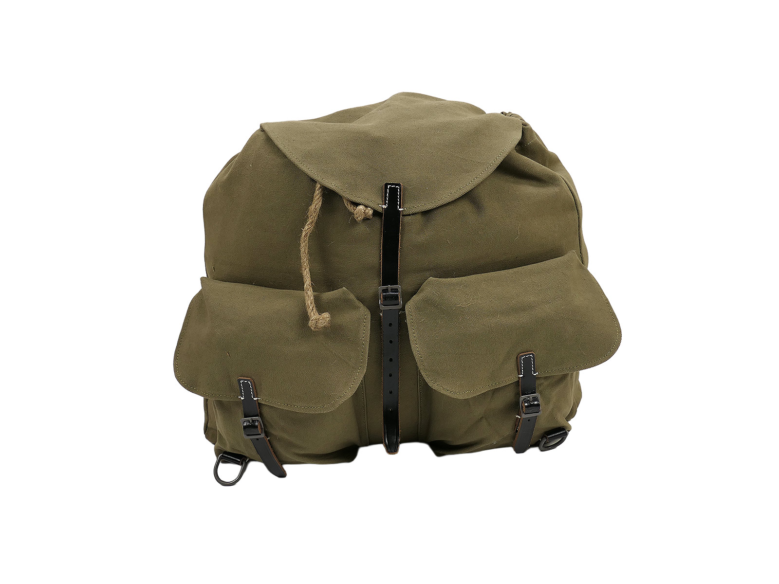 Wehrmacht M31 Rucksack oliv mit Tragegurten / Schulterriemen