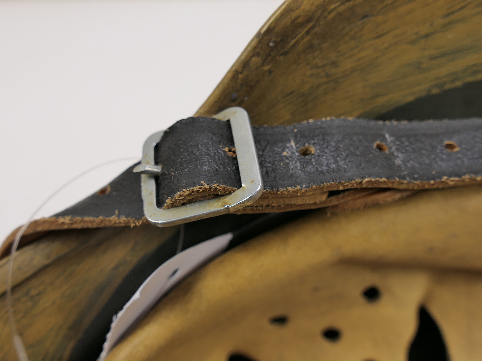 Wehrmacht DAK Afrikakorps Stahlhelm TYP M35 mit Helmfutter Gr.58 Tropenhelm BATTLE WORN